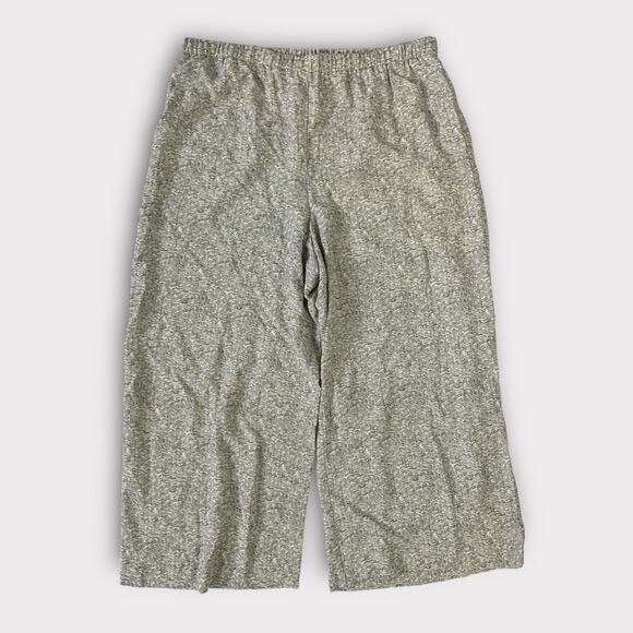 Eileen Fisher Tencel Viscose Chevron Printed Wide Crop Pant Size Medium - Picture 2 of 5